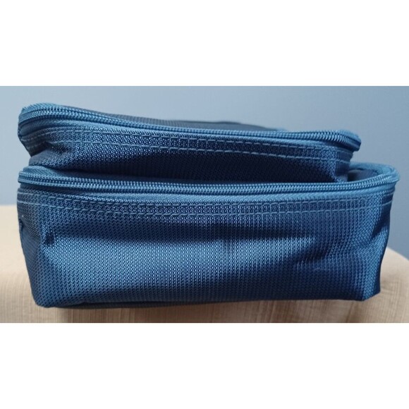 VINTAGE CROP-IN-STYLE ZIPPERED ART CRAFT ORGANIZER TOTE CASE - Picture 5 of 12